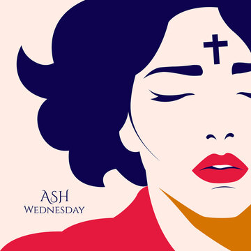 Ash Wednesday abstract symbolic religious Christian symbol