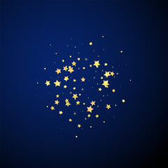Magic stars vector overlay.  Gold stars scattered
