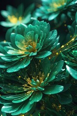 Synesthetic Fractal Flower Object - Mesmerizing Macro Photography