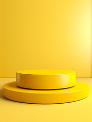 Modern round product advertising podium, booth, stage, product background, promotional event background