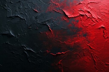 textured surface with a gradient of colors transitioning from black to red
