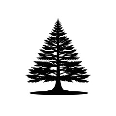 christmas tree silhouettes