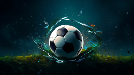 Naklejka premium super bowl background, american football banner
