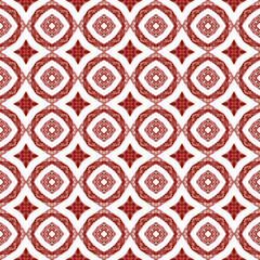 Medallion seamless pattern. Wine red symmetrical