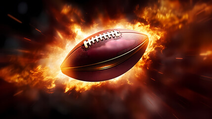 American football background, traditional super bowl banner poster