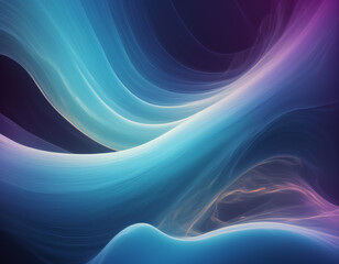 Abstract Colorful Flowing Wave Background