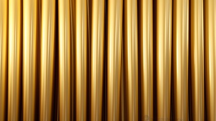 Obraz premium Close-Up of Gold Curtain. Luxury trendy background.