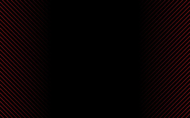 Rote diagonale Streifen mit Textfreiraum auf schwarzem Hintergrund