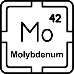 Molybdenum Icon