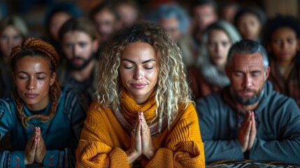 Praying for Peace: A Woman's Monthly Ritual Generative AI