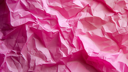 Abstract pink crumpled paper texture