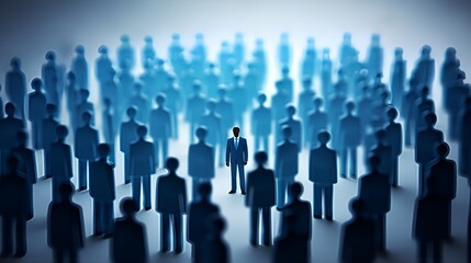 Obraz premium top one percent man in the center of business people,leader,ceo,entreprenuer