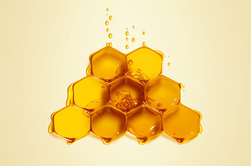 Honeycomb. Honey saved. Bees