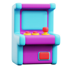 Arcade Game 3D Icon