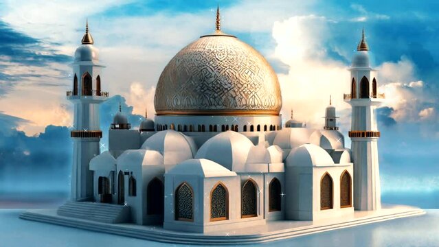 Buatiful Mosque in ramadhan kareem