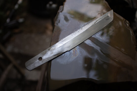 tanto balde hand rub with whetstone