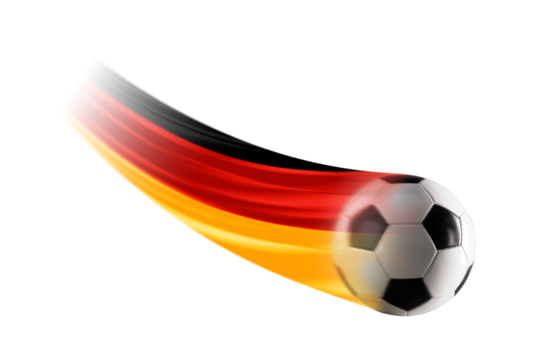 European football championship advertisement with soccer ball - Powered by Adobe