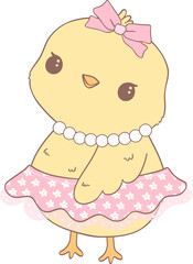 Coquette Easter Chick