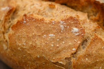 homemade freshly baked bread on a wooden table 9