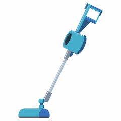 Stick vacuum cleaner vector cartoon illustration isolated on a white background.