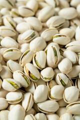 roasted salted pistachio nuts background