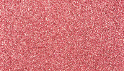 Fototapeta premium Rose gold pink red glitter background sparkling shiny wrapping paper texture for Christmas holiday seasonal wallpaper decoration, Valentines greeting and wedding invitation card design element