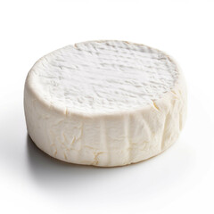 Chevre Cheese isolated on white background