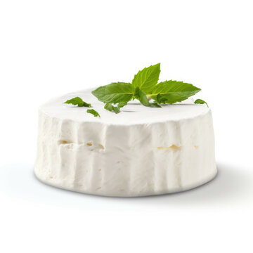Boursin Cheese isolated on white background