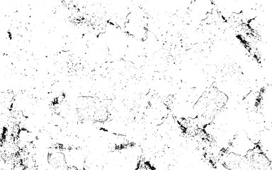 Shattered plaster on cement gypsum painted wall. Flaked exterior city facade. Coarse grunge, worn blocks background. Uneven spooky surface of stone structure.