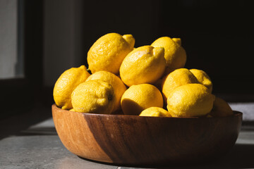 lemons in a basket