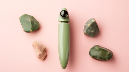 Jade roller stone