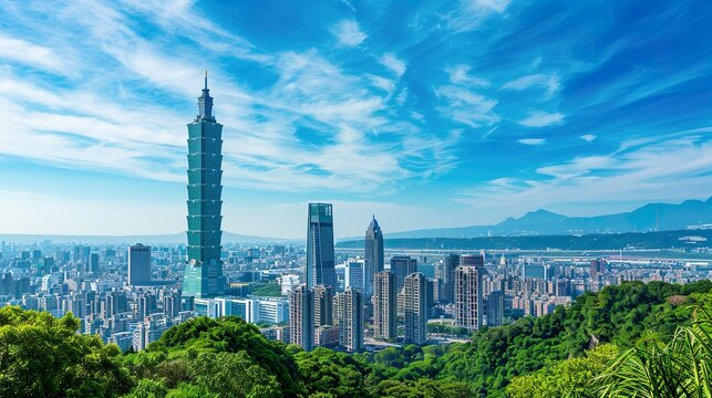 台湾の台北市の街並み05