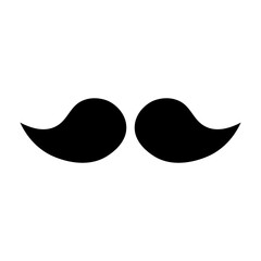 mustache glyph 