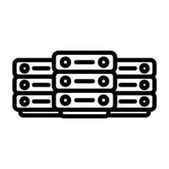 Data Center Vector Icon