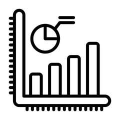 Graph Vector Icon