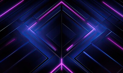 An electrifying scene with flash neon lights and glowing elements illuminating the dark backdrop.