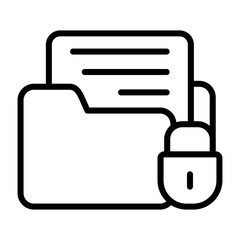 Data Encryption Vector Icon