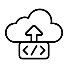 Cloud Deployment Vector Icon