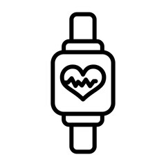 Fitness Tracker Vector Icon