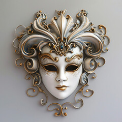 Luxury Masquerade venitian carnival mask