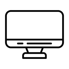 Monitor Vector Icon