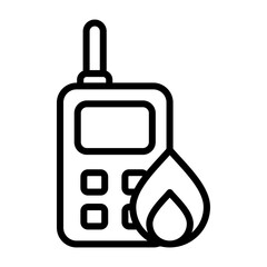 Fire Radio Vector Icon