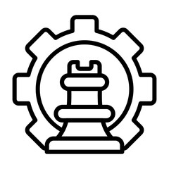 Data Strategy Vector Icon