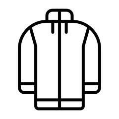 Fleece jacket Vector Icon