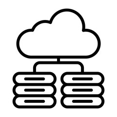 Web Hosting Vector Icon