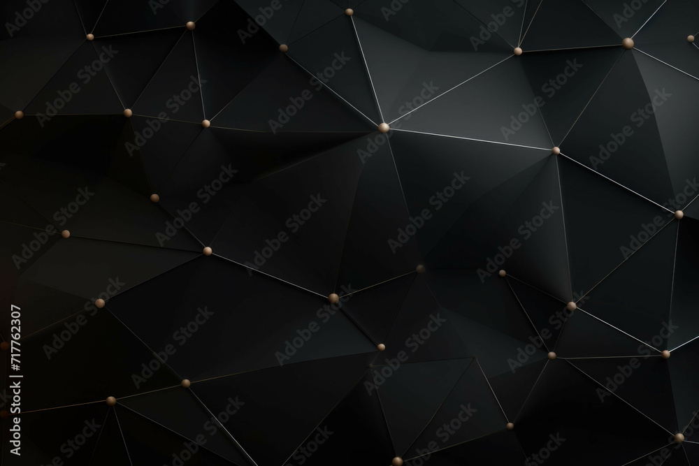 Wall mural dark gray tech background vector background