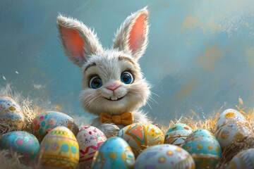 Bunny Boom: Easter Eggs and Easter Bunnies Generative AI