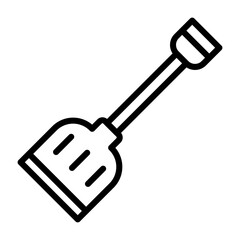 Snow shovel Vector Icon