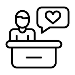 Volunteer Coordinator Vector Icon