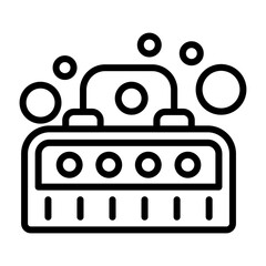 Bubble Machine Vector Icon